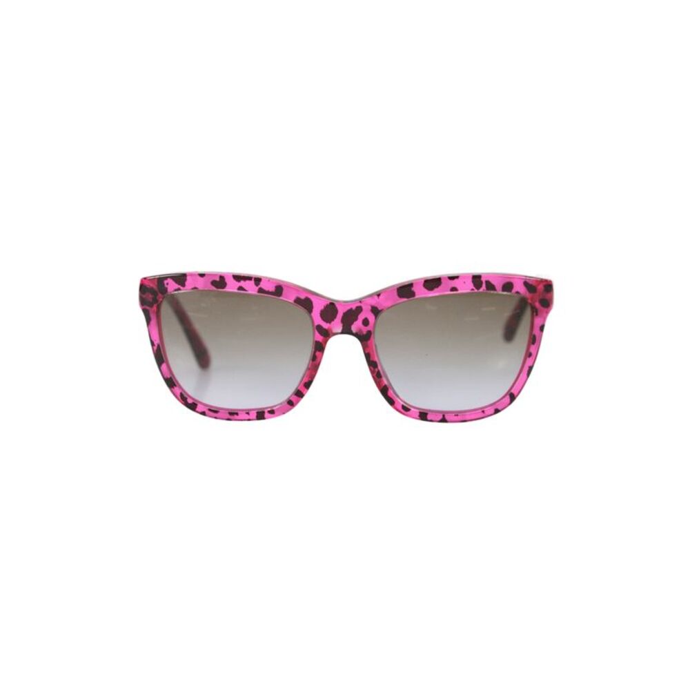 Dolce & Gabbana Womens Animal Print Sunglasses Pink Black DG4140